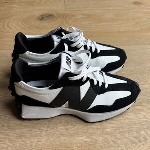 New Balance Black and White Athletic Shoes